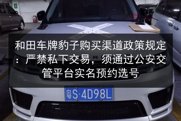 和田车牌豹子购买渠道政策规定:严禁私下交易,须通过公安交管平台实名预约选号 第2张 和田车牌豹子购买渠道政策规定:严禁私下交易,须通过公安交管平台实名预约选号 第2张