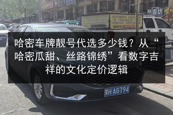 哈密车牌靓号代选多少钱？从“哈密瓜甜、丝路锦绣”看数字吉祥的文化定价逻辑 第2张