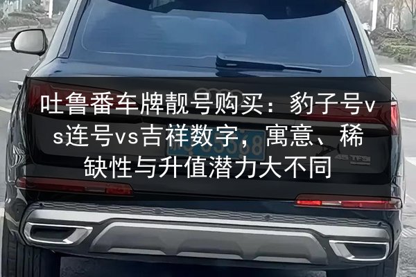 吐鲁番车牌靓号购买：豹子号vs连号vs吉祥数字，寓意、稀缺性与升值潜力大不同 第2张