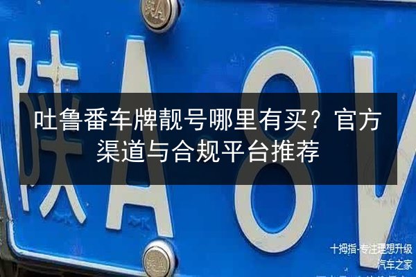 吐鲁番车牌靓号哪里有买？官方渠道与合规平台推荐 第2张