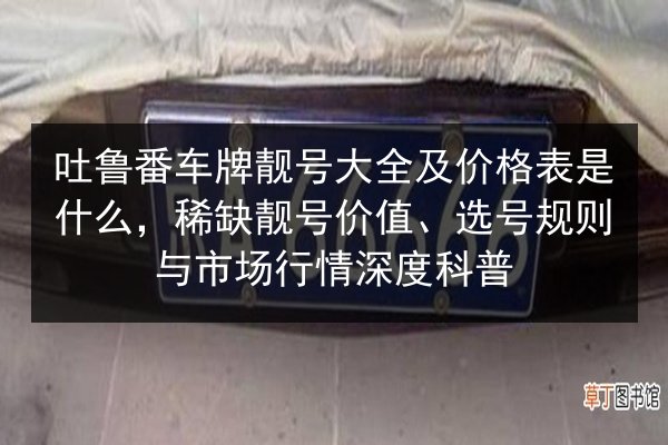 吐鲁番车牌靓号大全及价格表是什么,稀缺靓号价值、选号规则与市场行情深度科普 第3张 吐鲁番车牌靓号大全及价格表是什么,稀缺靓号价值、选号规则与市场行情深度科普 第3张