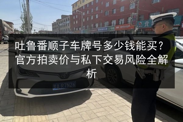 吐鲁番顺子车牌号多少钱能买?官方拍卖价与私下交易风险全解析 第3张 吐鲁番顺子车牌号多少钱能买?官方拍卖价与私下交易风险全解析 第3张