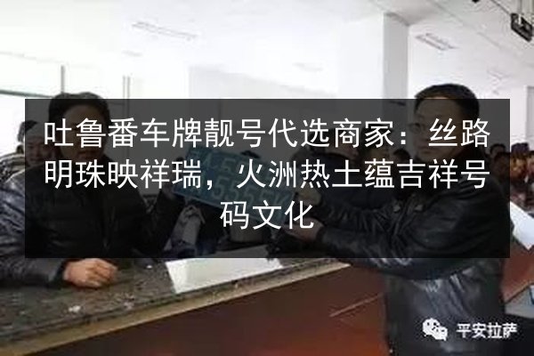 吐鲁番车牌靓号代选商家:丝路明珠映祥瑞,火洲热土蕴吉祥号码文化 第2张 吐鲁番车牌靓号代选商家:丝路明珠映祥瑞,火洲热土蕴吉祥号码文化 第2张