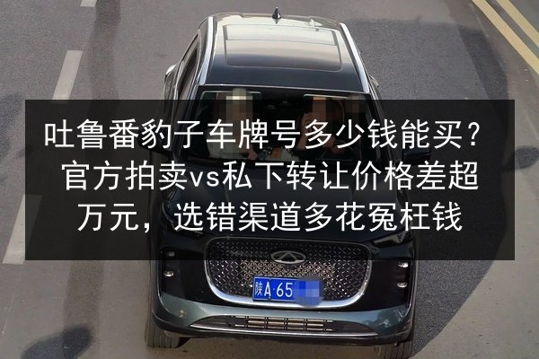吐鲁番豹子车牌号多少钱能买?官方拍卖vs私下转让价格差超万元,选错渠道多花冤枉钱 第3张 吐鲁番豹子车牌号多少钱能买?官方拍卖vs私下转让价格差超万元,选错渠道多花冤枉钱 第3张