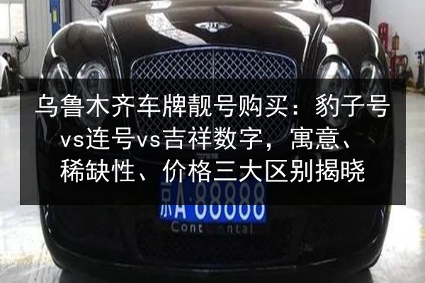 乌鲁木齐车牌靓号购买:豹子号vs连号vs吉祥数字,寓意、稀缺性、价格三大区别揭晓 第2张 乌鲁木齐车牌靓号购买:豹子号vs连号vs吉祥数字,寓意、稀缺性、价格三大区别揭晓 第2张