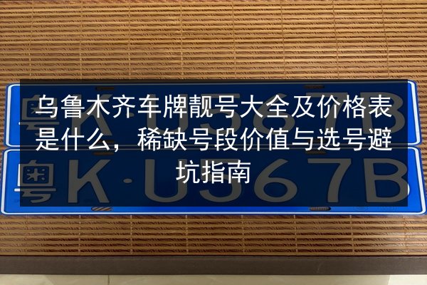 乌鲁木齐车牌靓号大全及价格表是什么,稀缺号段价值与选号避坑指南 第3张 乌鲁木齐车牌靓号大全及价格表是什么,稀缺号段价值与选号避坑指南 第3张