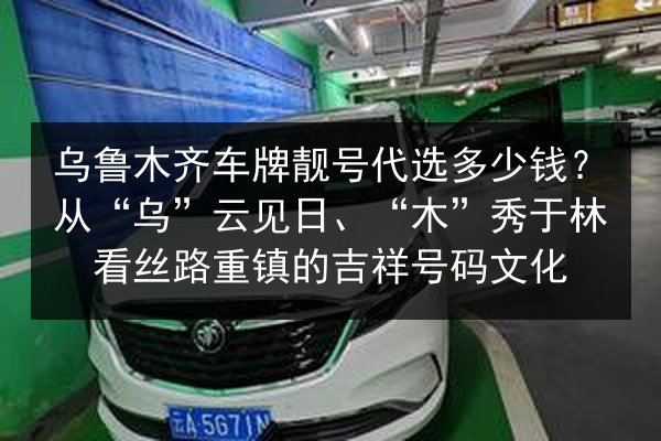 乌鲁木齐车牌靓号代选多少钱?从“乌”云见日、“木”秀于林看丝路重镇的吉祥号码文化 第1张 乌鲁木齐车牌靓号代选多少钱?从“乌”云见日、“木”秀于林看丝路重镇的吉祥号码文化 第1张