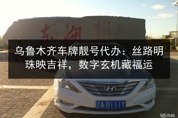 乌鲁木齐车牌靓号代办:丝路明珠映吉祥,数字玄机藏福运 第2张 乌鲁木齐车牌靓号代办:丝路明珠映吉祥,数字玄机藏福运 第2张