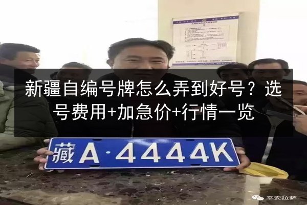 新疆自编号牌怎么弄到好号?选号费用+加急价+行情一览 第2张 新疆自编号牌怎么弄到好号?选号费用+加急价+行情一览 第2张
