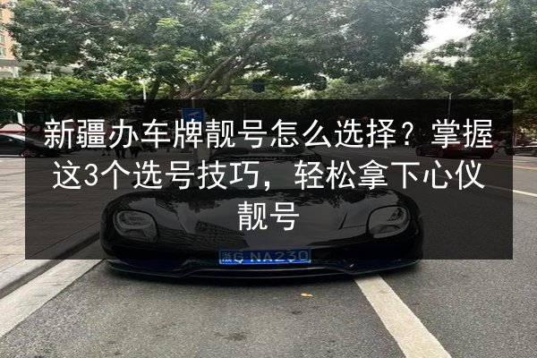 新疆办车牌靓号怎么选择?掌握这3个选号技巧,轻松拿下心仪靓号 第4张 新疆办车牌靓号怎么选择?掌握这3个选号技巧,轻松拿下心仪靓号 第4张