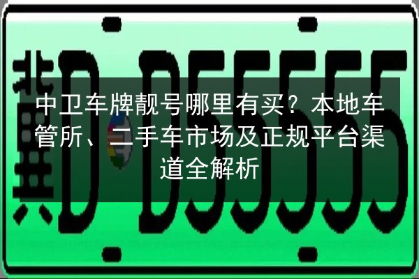 中卫车牌靓号哪里有买?本地车管所、二手车市场及正规平台渠道全解析 第2张 中卫车牌靓号哪里有买?本地车管所、二手车市场及正规平台渠道全解析 第2张