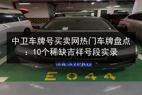 中卫车牌号买卖网热门车牌盘点:10个稀缺吉祥号段实录 第3张 中卫车牌号买卖网热门车牌盘点:10个稀缺吉祥号段实录 第3张