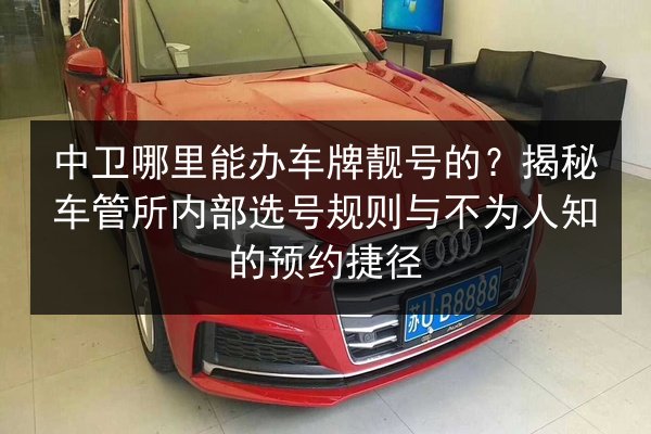 中卫哪里能办车牌靓号的?揭秘车管所内部选号规则与不为人知的预约捷径 第2张 中卫哪里能办车牌靓号的?揭秘车管所内部选号规则与不为人知的预约捷径 第2张