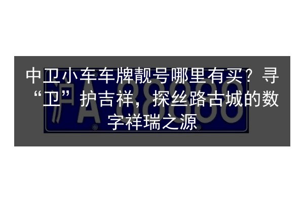 中卫小车车牌靓号哪里有买？寻“卫”护吉祥，探丝路古城的数字祥瑞之源