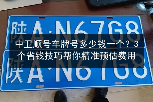 中卫顺号车牌号多少钱一个？3个省钱技巧帮你精准预估费用 第1张