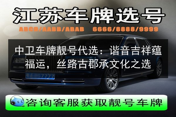 中卫车牌靓号代选：谐音吉祥蕴福运，丝路古郡承文化之选 第2张