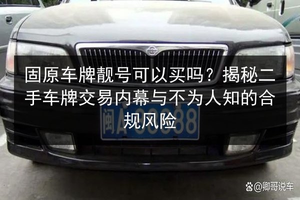 固原车牌靓号可以买吗?揭秘二手车牌交易内幕与不为人知的合规风险 第2张 固原车牌靓号可以买吗?揭秘二手车牌交易内幕与不为人知的合规风险 第2张