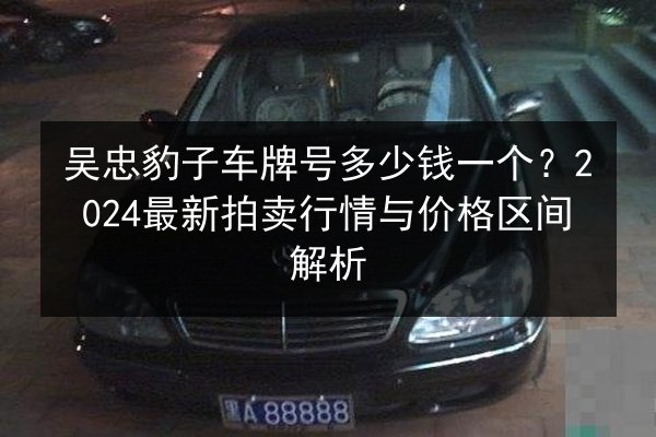 吴忠豹子车牌号多少钱一个?2024最新拍卖行情与价格区间解析 第3张 吴忠豹子车牌号多少钱一个?2024最新拍卖行情与价格区间解析 第3张