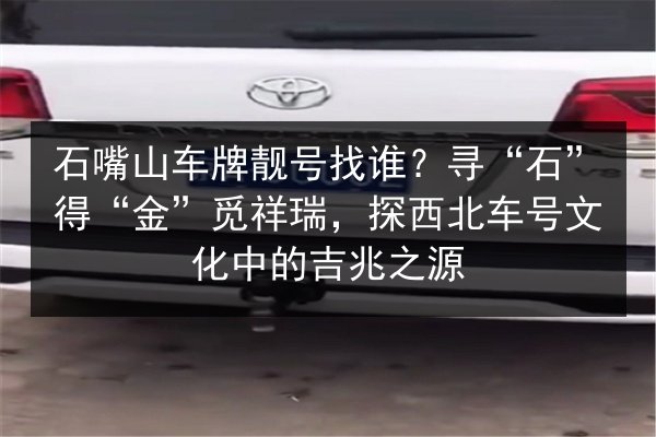 石嘴山车牌靓号找谁？寻“石”得“金”觅祥瑞，探西北车号文化中的吉兆之源 第2张