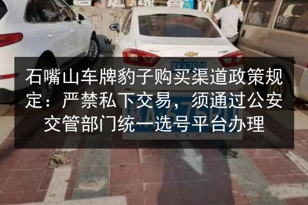 石嘴山车牌豹子购买渠道政策规定：严禁私下交易，须通过公安交管部门统一选号平台办理 第2张