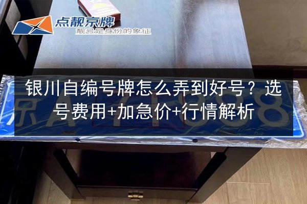 银川自编号牌怎么弄到好号？选号费用+加急价+行情解析 第2张
