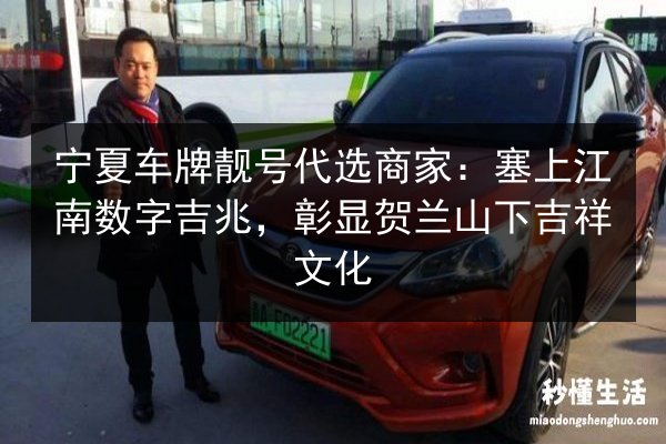 宁夏车牌靓号代选商家:塞上江南数字吉兆,彰显贺兰山下吉祥文化 第3张 宁夏车牌靓号代选商家:塞上江南数字吉兆,彰显贺兰山下吉祥文化 第3张