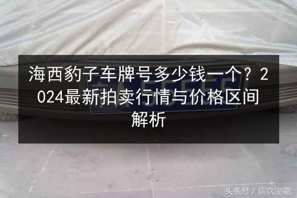 海西豹子车牌号多少钱一个?2024最新拍卖行情与价格区间解析 第2张 海西豹子车牌号多少钱一个?2024最新拍卖行情与价格区间解析 第2张