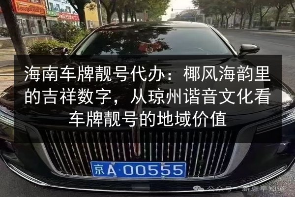 海南车牌靓号代办:椰风海韵里的吉祥数字,从琼州谐音文化看车牌靓号的地域价值 第2张 海南车牌靓号代办:椰风海韵里的吉祥数字,从琼州谐音文化看车牌靓号的地域价值 第2张