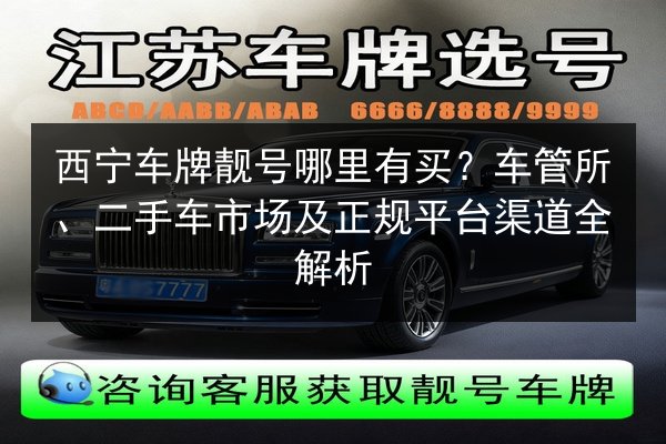 西宁车牌靓号哪里有买?车管所、二手车市场及正规平台渠道全解析 第2张 西宁车牌靓号哪里有买?车管所、二手车市场及正规平台渠道全解析 第2张