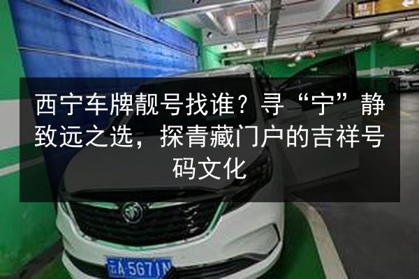 西宁车牌靓号找谁?寻“宁”静致远之选,探青藏门户的吉祥号码文化 第2张 西宁车牌靓号找谁?寻“宁”静致远之选,探青藏门户的吉祥号码文化 第2张