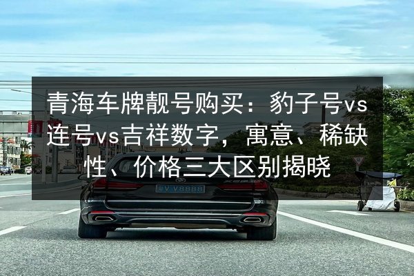 青海车牌靓号购买:豹子号vs连号vs吉祥数字,寓意、稀缺性、价格三大区别揭晓 第1张 青海车牌靓号购买:豹子号vs连号vs吉祥数字,寓意、稀缺性、价格三大区别揭晓 第1张