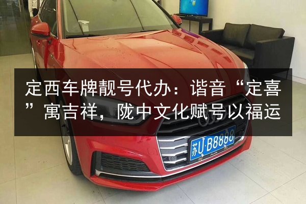 定西车牌靓号代办:谐音“定喜”寓吉祥,陇中文化赋号以福运 第3张 定西车牌靓号代办:谐音“定喜”寓吉祥,陇中文化赋号以福运 第3张