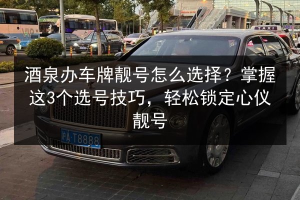 酒泉办车牌靓号怎么选择？掌握这3个选号技巧，轻松锁定心仪靓号 第3张