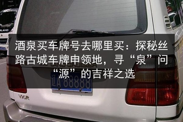 酒泉买车牌号去哪里买：探秘丝路古城车牌申领地，寻“泉”问“源”的吉祥之选 第1张
