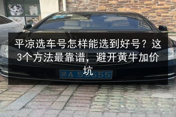 平凉选车号怎样能选到好号?这3个方法最靠谱,避开黄牛加价坑 第1张 平凉选车号怎样能选到好号?这3个方法最靠谱,避开黄牛加价坑 第1张