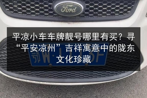 平凉小车车牌靓号哪里有买？寻“平安凉州”吉祥寓意中的陇东文化珍藏 第2张