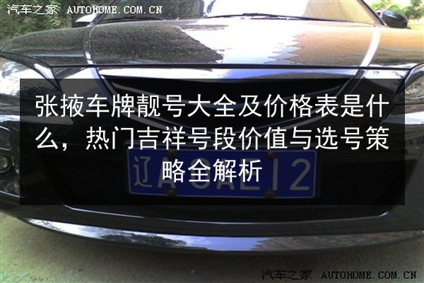 张掖车牌靓号大全及价格表是什么,热门吉祥号段价值与选号策略全解析 第3张 张掖车牌靓号大全及价格表是什么,热门吉祥号段价值与选号策略全解析 第3张