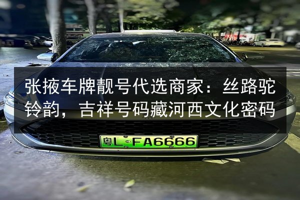 张掖车牌靓号代选商家：丝路驼铃韵，吉祥号码藏河西文化密码 第3张