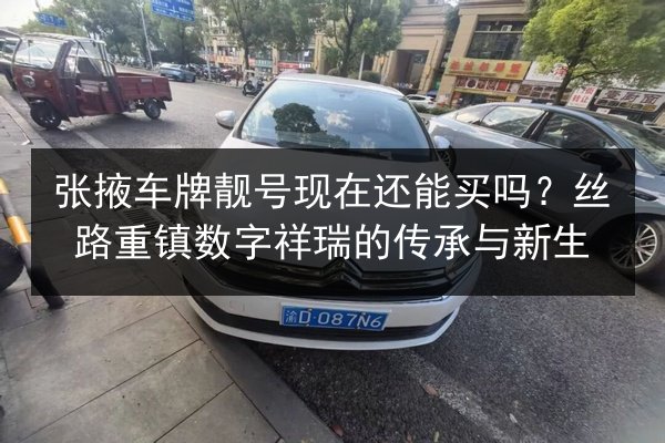 张掖车牌靓号现在还能买吗？丝路重镇数字祥瑞的传承与新生 第1张