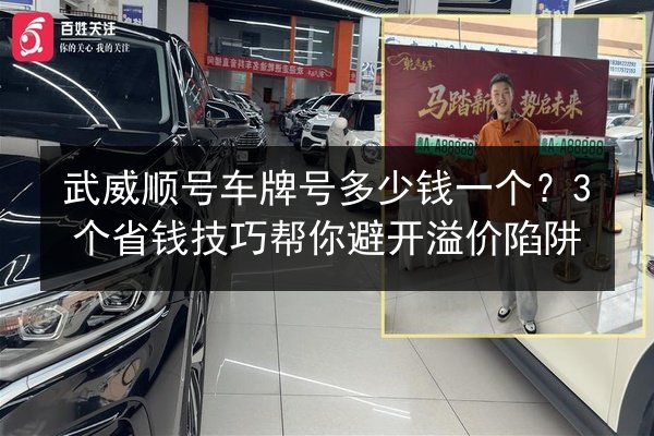 武威顺号车牌号多少钱一个？3个省钱技巧帮你避开溢价陷阱 第2张