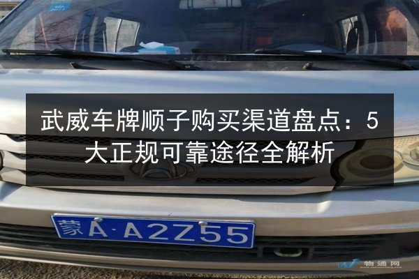 武威车牌顺子购买渠道盘点:5大正规可靠途径全解析 第2张 武威车牌顺子购买渠道盘点:5大正规可靠途径全解析 第2张