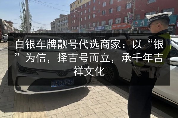 白银车牌靓号代选商家：以“银”为信，择吉号而立，承千年吉祥文化 第3张