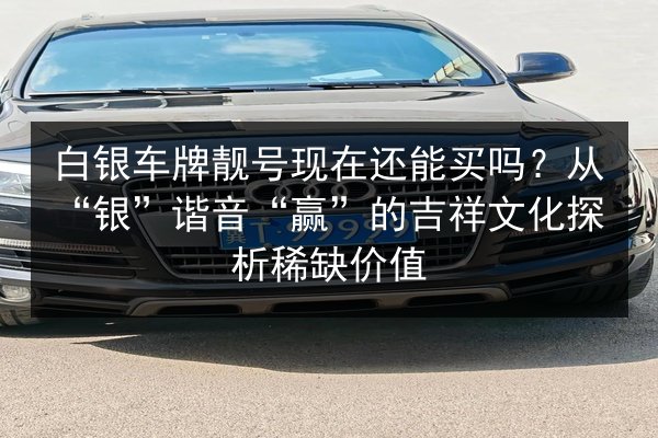 白银车牌靓号现在还能买吗？从“银”谐音“赢”的吉祥文化探析稀缺价值 第2张