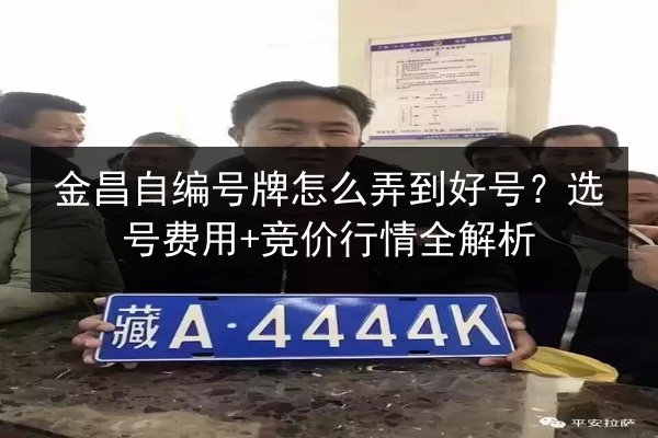 金昌自编号牌怎么弄到好号?选号费用+竞价行情全解析 第3张 金昌自编号牌怎么弄到好号?选号费用+竞价行情全解析 第3张