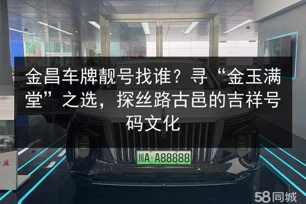 金昌车牌靓号找谁？寻“金玉满堂”之选，探丝路古邑的吉祥号码文化 第3张