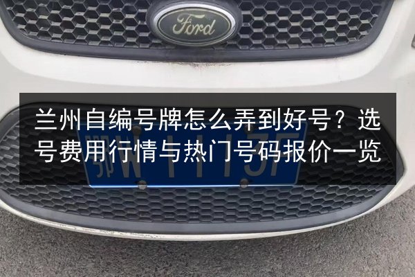 兰州自编号牌怎么弄到好号?选号费用行情与热门号码报价一览 第3张 兰州自编号牌怎么弄到好号?选号费用行情与热门号码报价一览 第3张