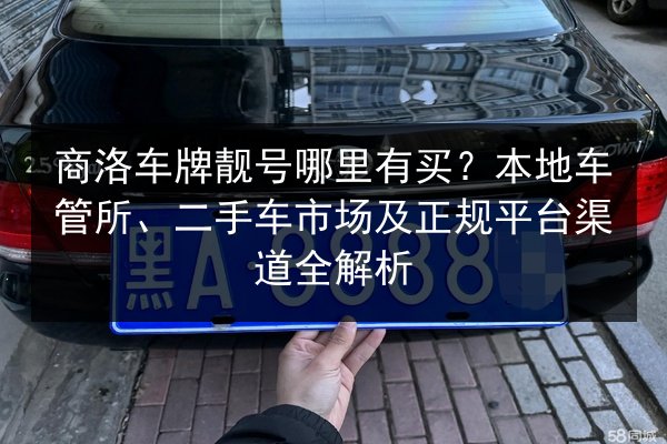 商洛车牌靓号哪里有买？本地车管所、二手车市场及正规平台渠道全解析