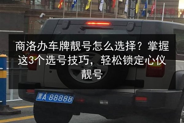 商洛办车牌靓号怎么选择?掌握这3个选号技巧,轻松锁定心仪靓号 第2张 商洛办车牌靓号怎么选择?掌握这3个选号技巧,轻松锁定心仪靓号 第2张
