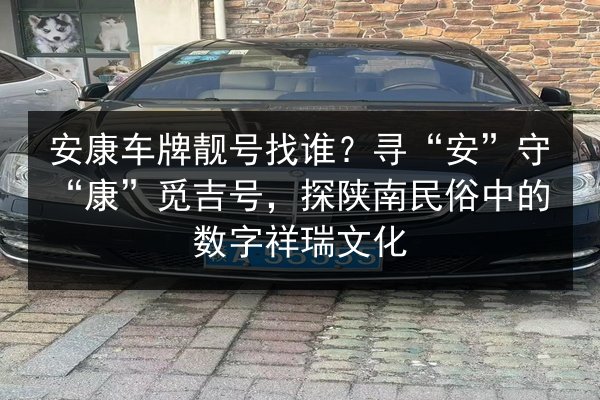 安康车牌靓号找谁？寻“安”守“康”觅吉号，探陕南民俗中的数字祥瑞文化 第2张