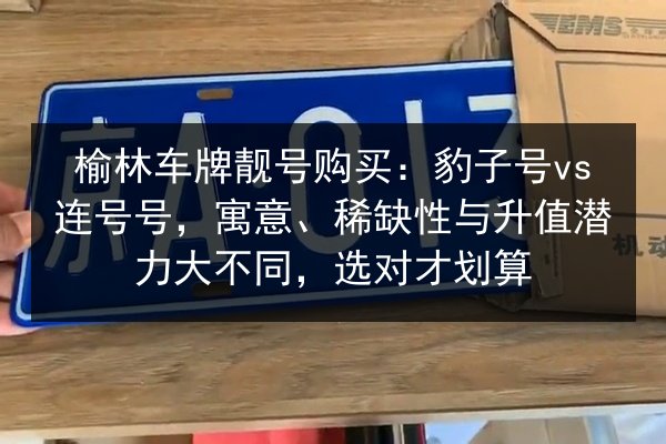榆林车牌靓号购买:豹子号vs连号号,寓意、稀缺性与升值潜力大不同,选对才划算 第2张 榆林车牌靓号购买:豹子号vs连号号,寓意、稀缺性与升值潜力大不同,选对才划算 第2张